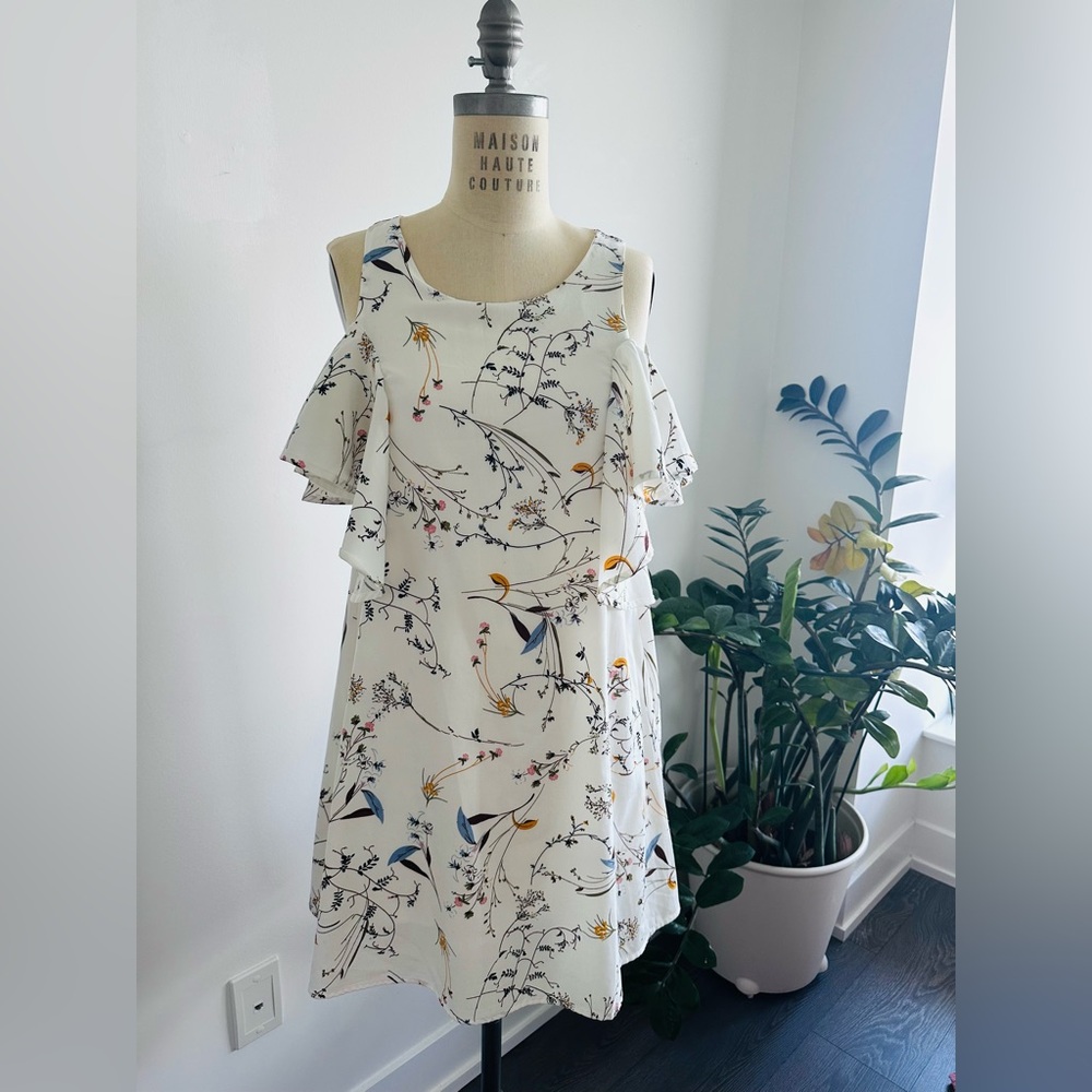 Molly Bracken Cream Blouse Dress XS